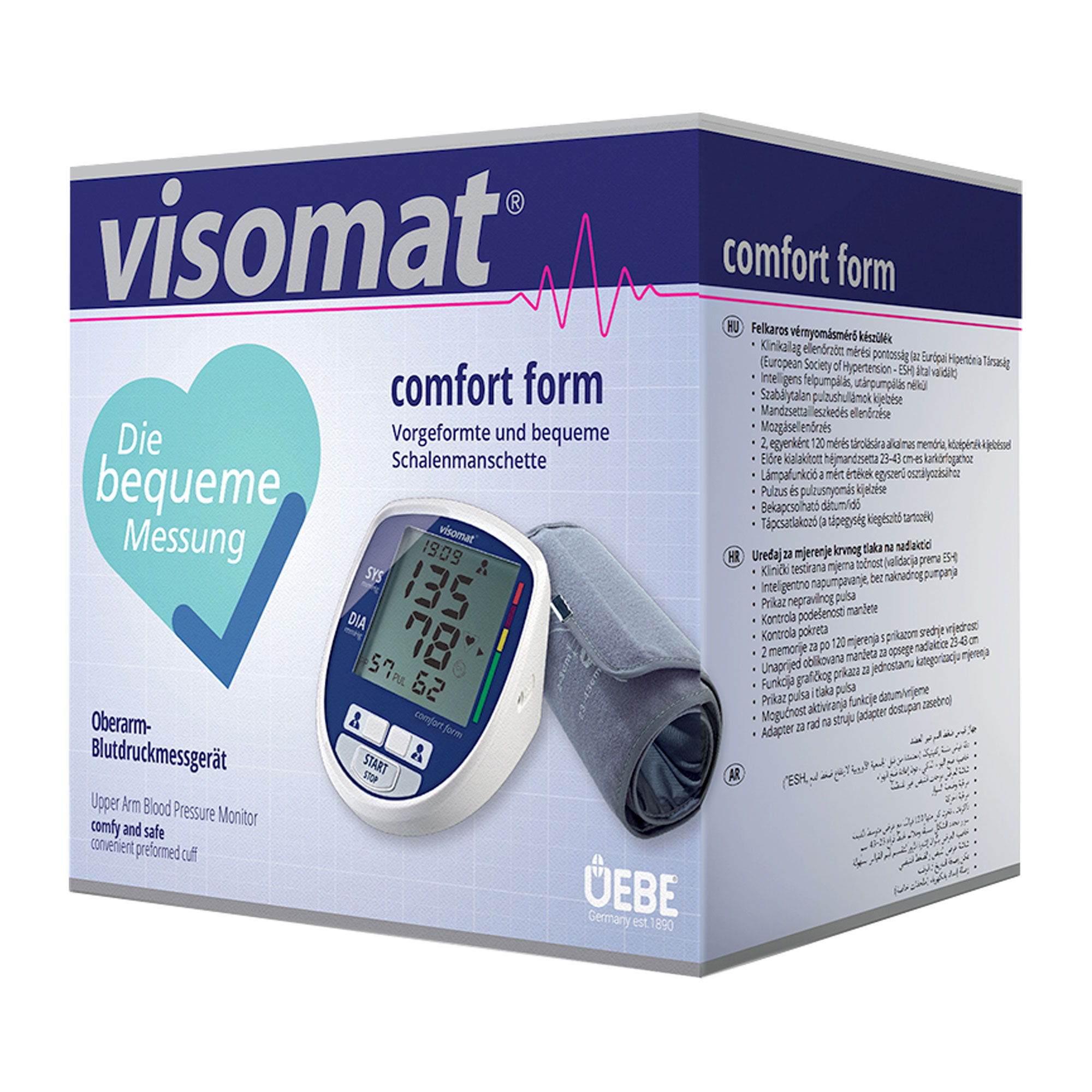 Visomat comfort form Oberarm Blutdruckmessgerät