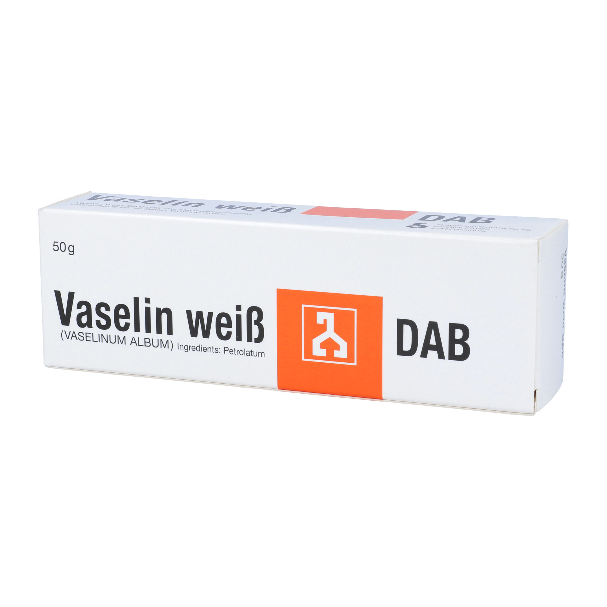 Vaseline weiß für geschmeidige Haut und zum Schutz vor äußeren Einwirkungen.