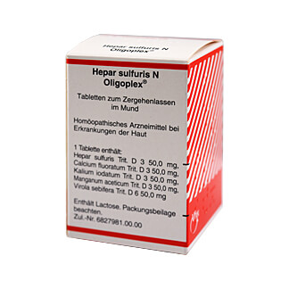 Homöopathisches Arzneimittel, zur unterstützenden Behandlung bei lokal begrenzten Hautentzündungen.