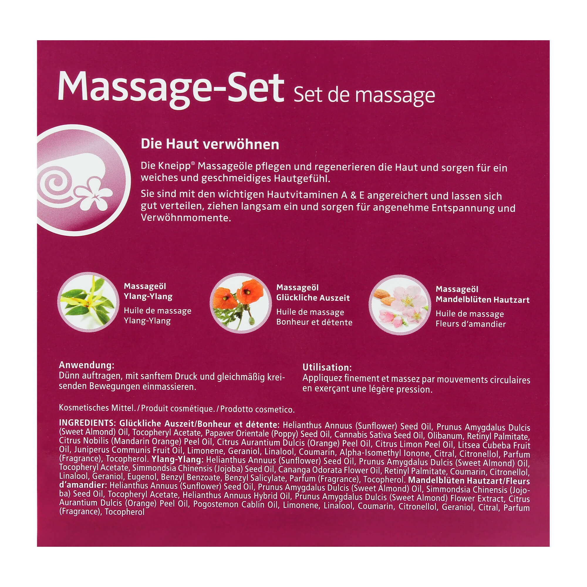 Kneipp Massageöl Set
