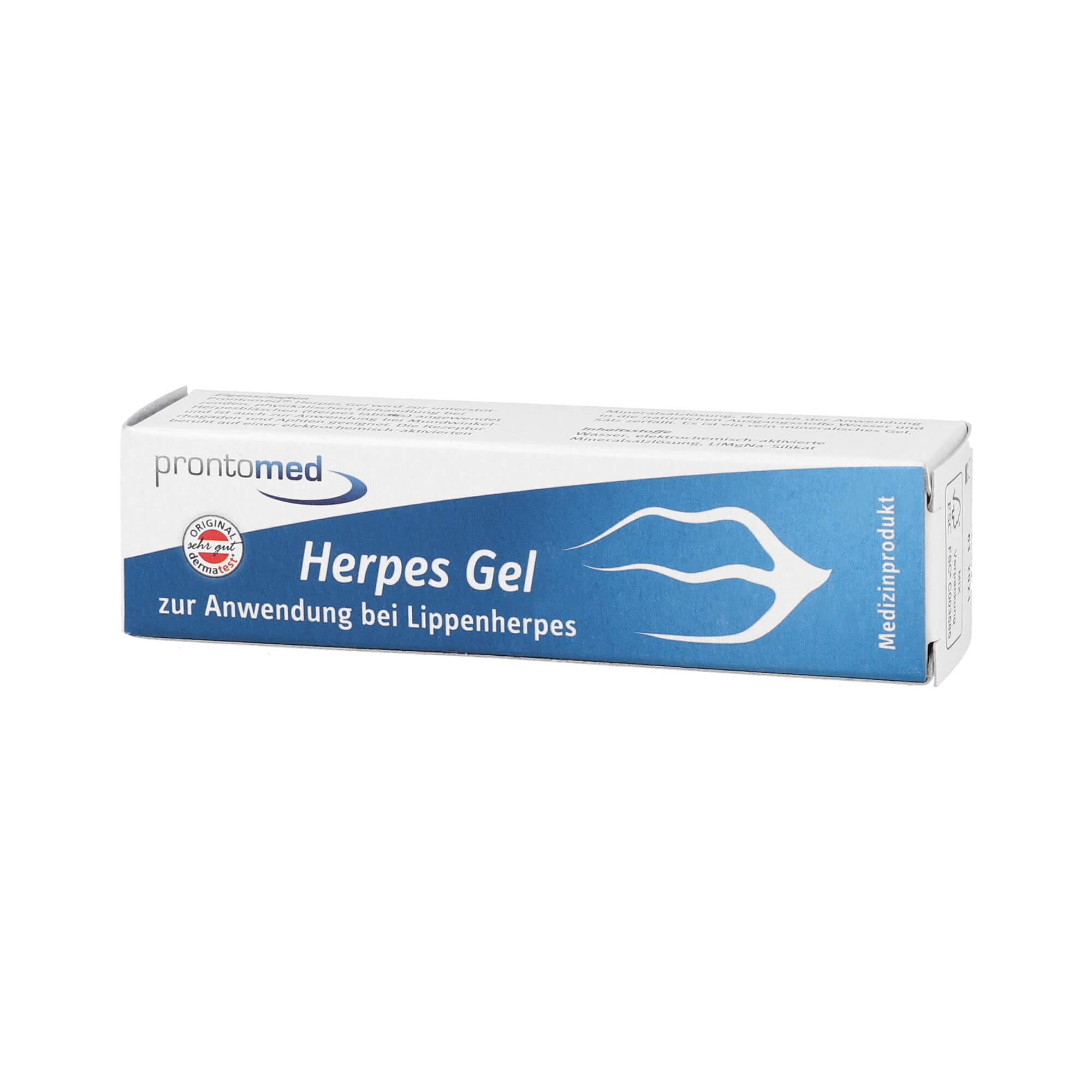 Zur unterstützenden, physikalischen Behandlung bei Herpes labialis.
