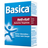 BASICA Heiss + Kalt Pulver basisches Teegetränk für heißen oder kalten Genuss