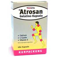 Atrosan Gelantine/Calcium/Magnesium Kapseln bei Gelenkproblemen.
