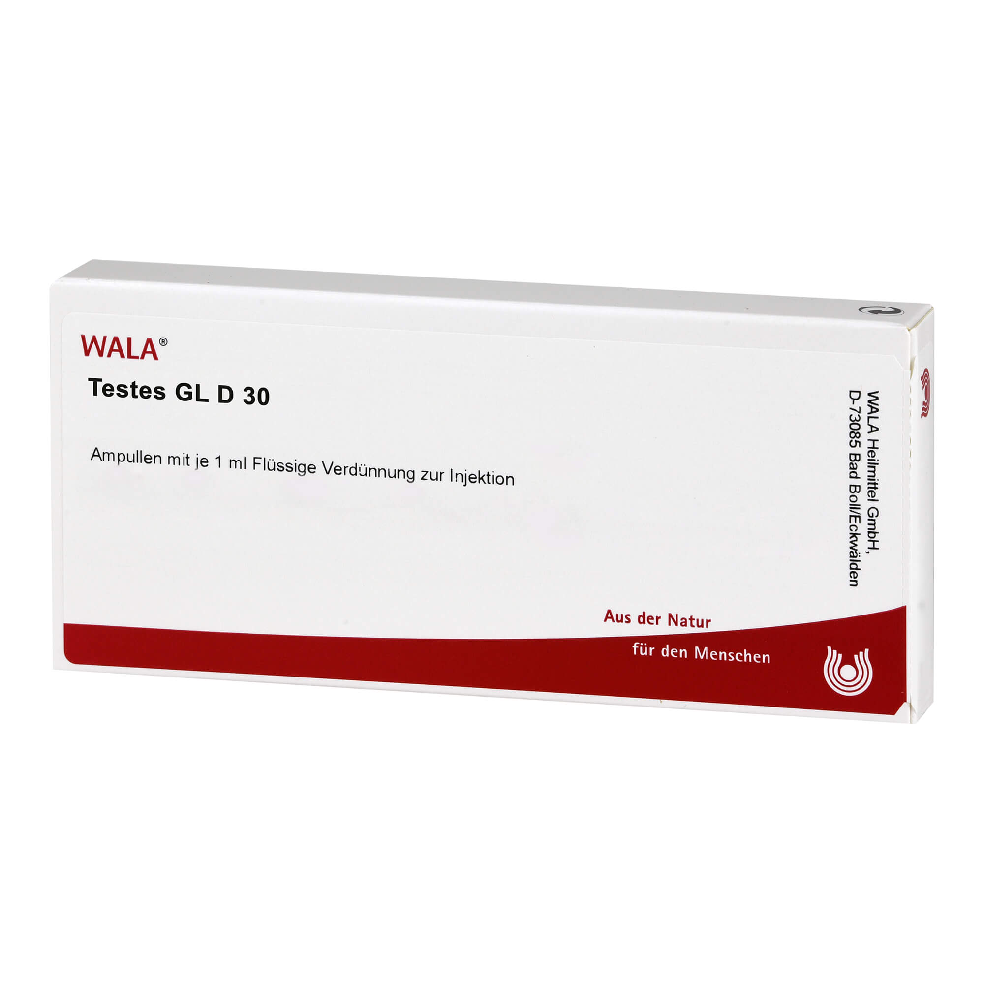 Homöopathisches Arzneimittel mit Dil. D30.
