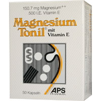 MAGNESIUM TONIL mit Vitamin E Kapseln.