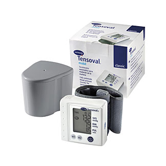 Das Hangelenk-Blutdruckmessgerät für einen mobilen Einsatz.