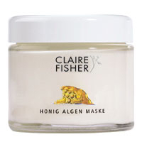 Claire Fisher Honig Algen Maske bei trockenen, empfindlicher Haut.