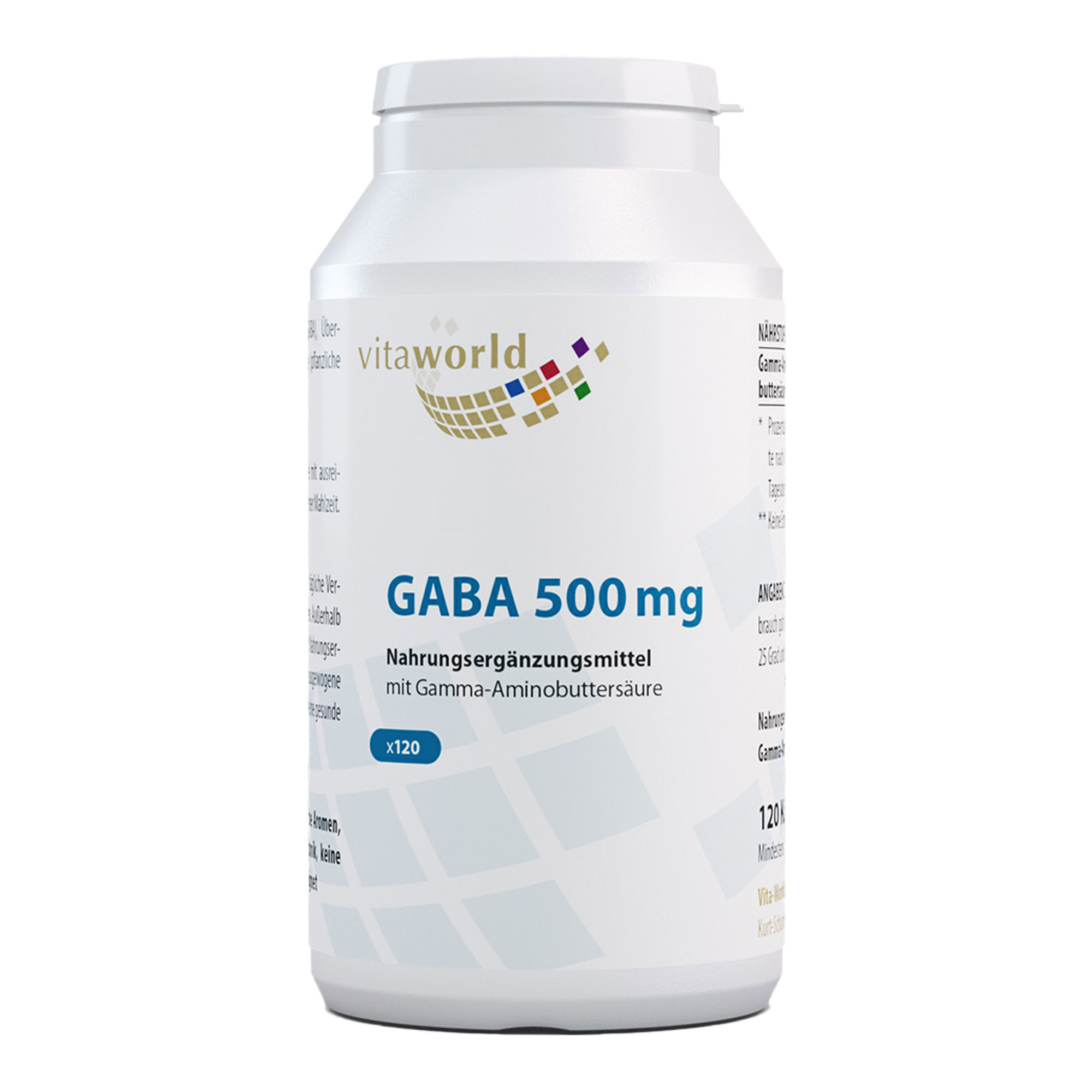 Nahrungsergänzungsmittel mit Gamma-Aminobuttersäure.