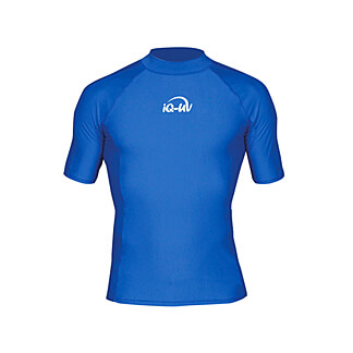 Eng geschnittenes Kurzarm-T-Shirt mit UV-Schutzfaktor 300.