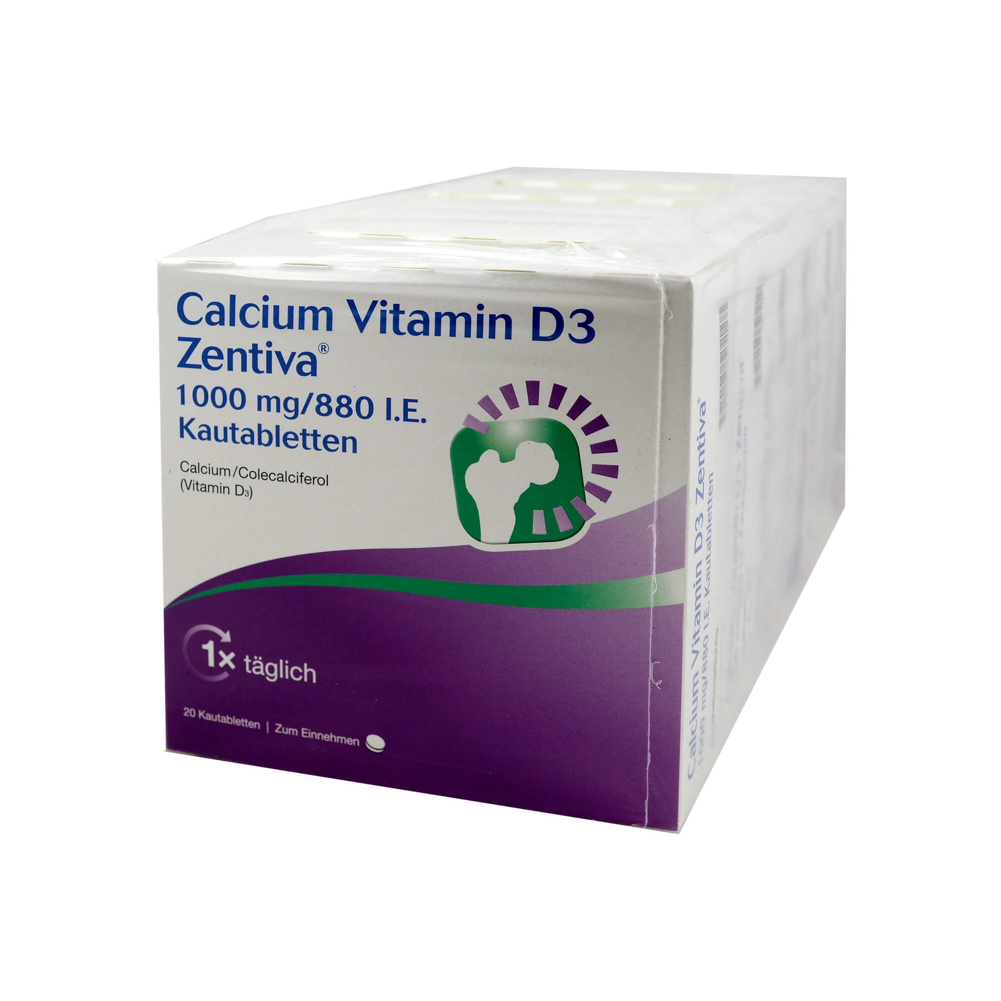 Zur Prophylaxe und Behandlung von Calcium- und Vitamin-D-Mangelzuständen bei älteren Menschen.