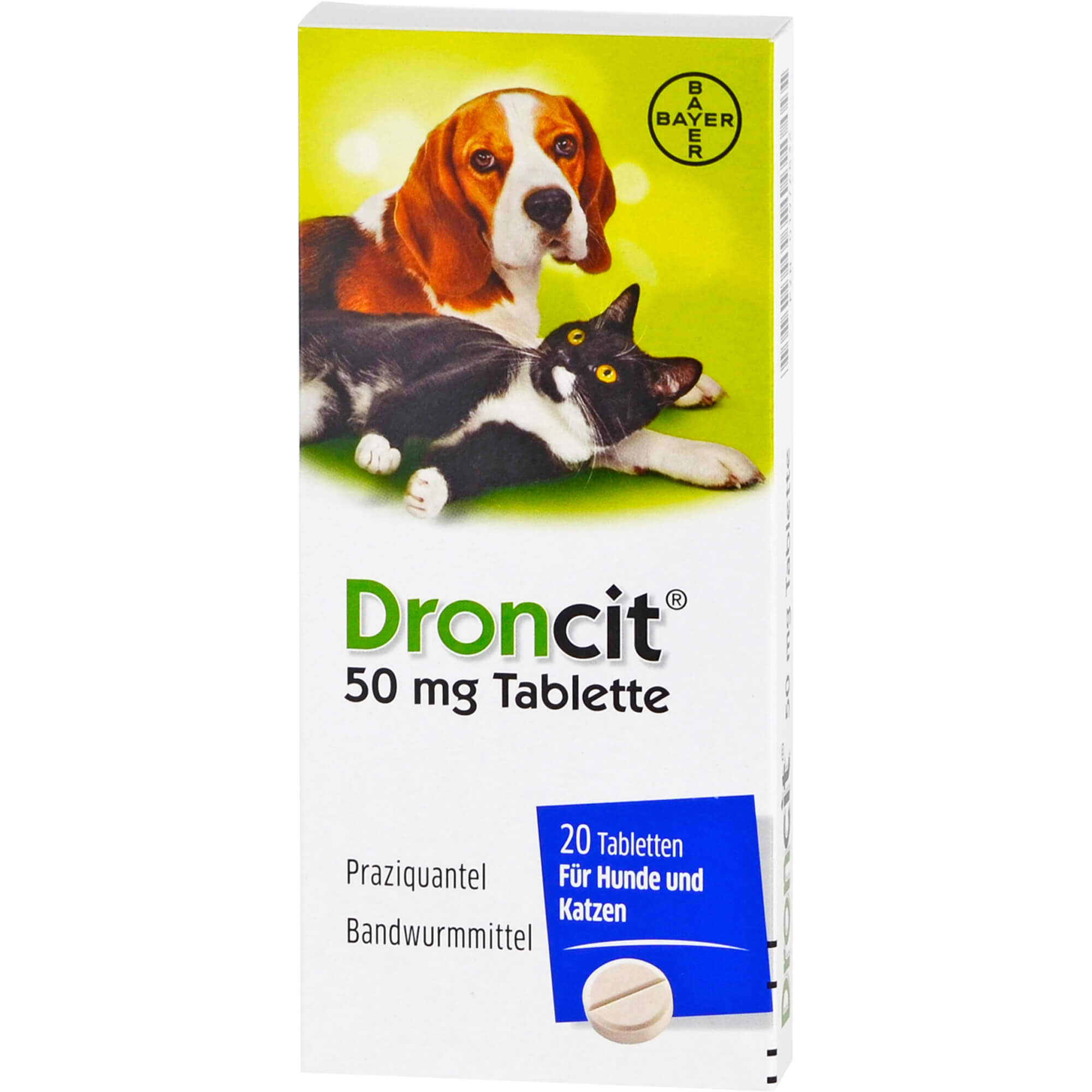 DRONCIT 50 mg Tabletten für Hunde/Katzen