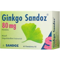 GINKGO SANDOZ 80 mg Filmtabl.