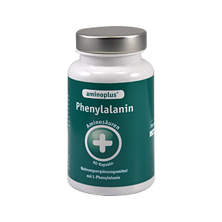 Nahrungsergänzungsmittel mit L-Phenylalanin.
