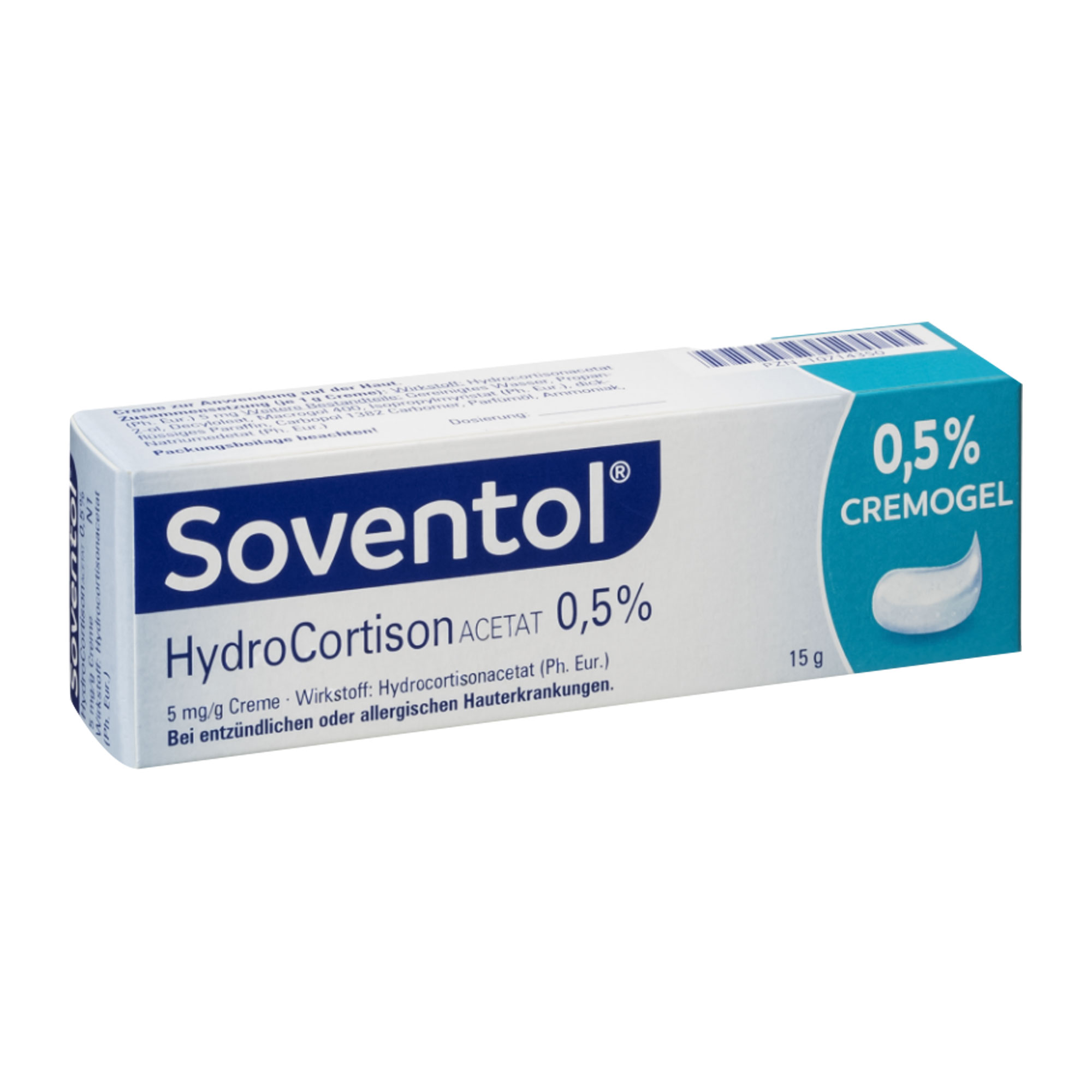 Soventol Hydrocortisonacetat 0,5 % Creme Umverpackung