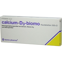 Calcium D3 biomo Kautabletten 500+D
