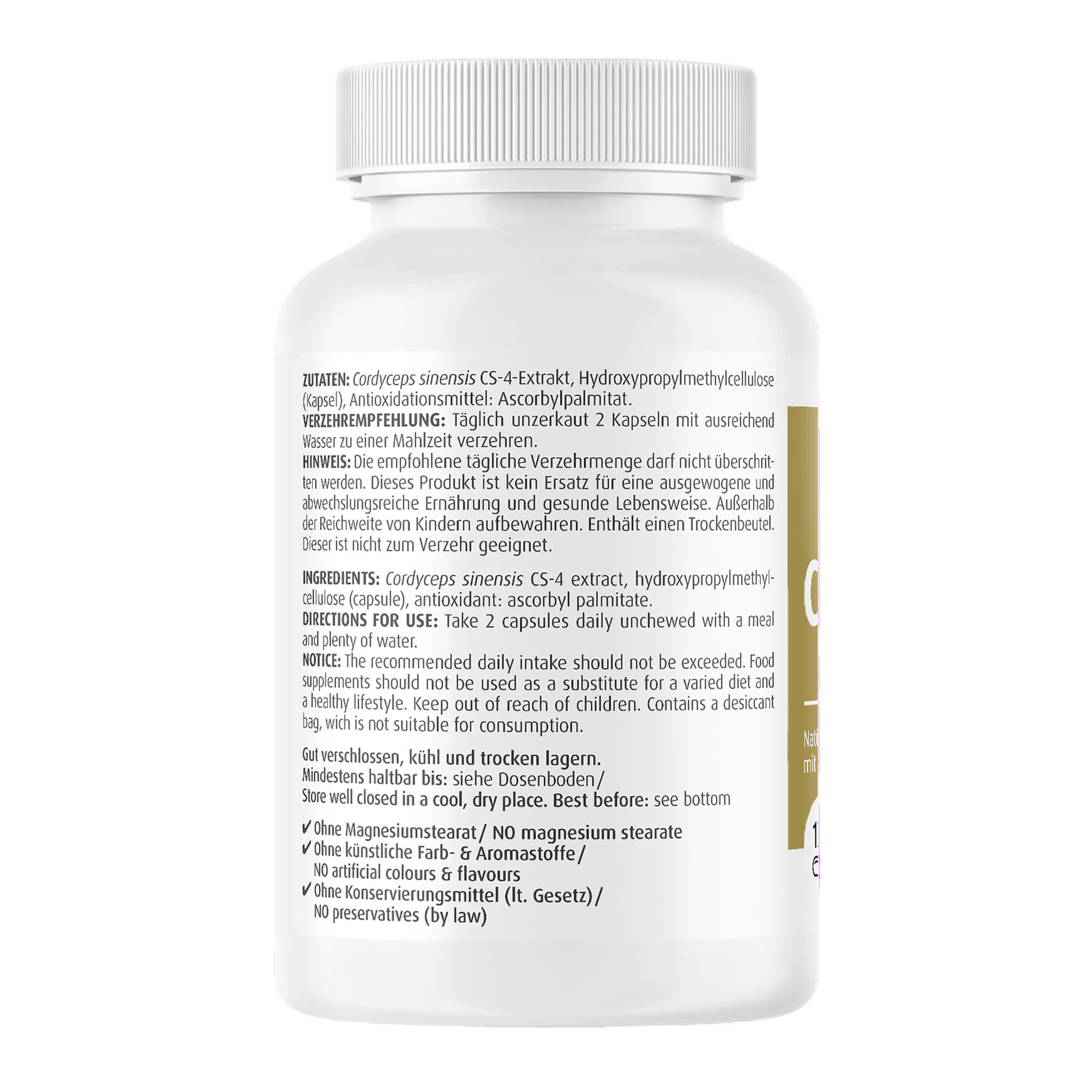 Cordyceps CS-4 500 mg Kapseln
