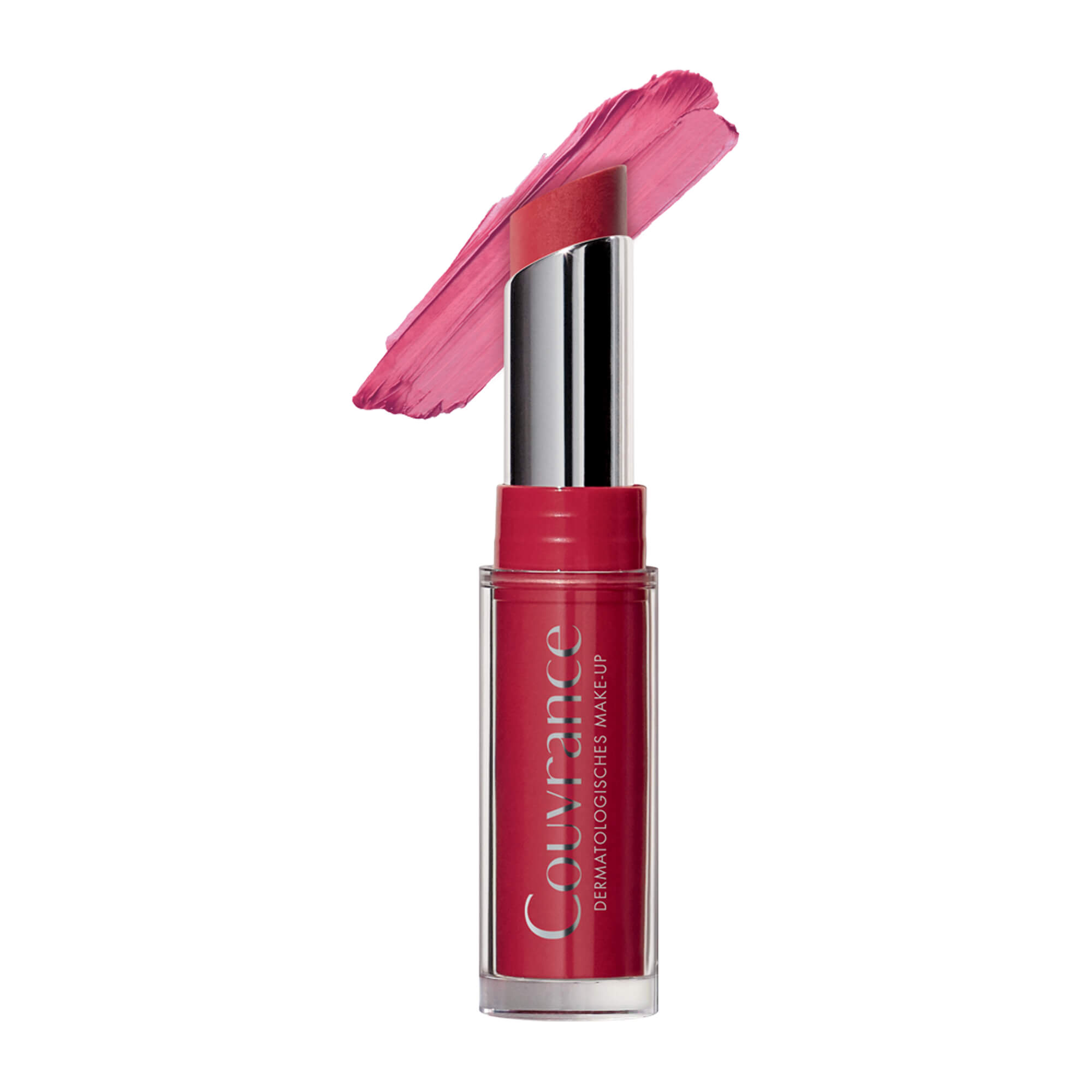 Getönte Lippenpflege in der Farbe Pink.