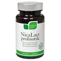 Nahrungsergänzungsmittel mit 10 probiotischen Bakterienstämmen in hoher Konzentration und Inulin aus der Zichorienwurzel.
