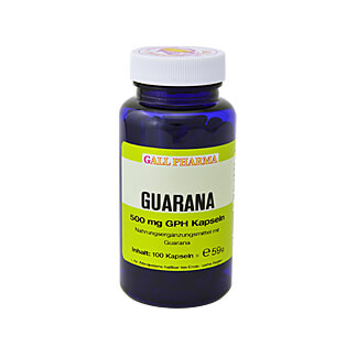 Nahrungsergänzungsmittel mit Guarana.