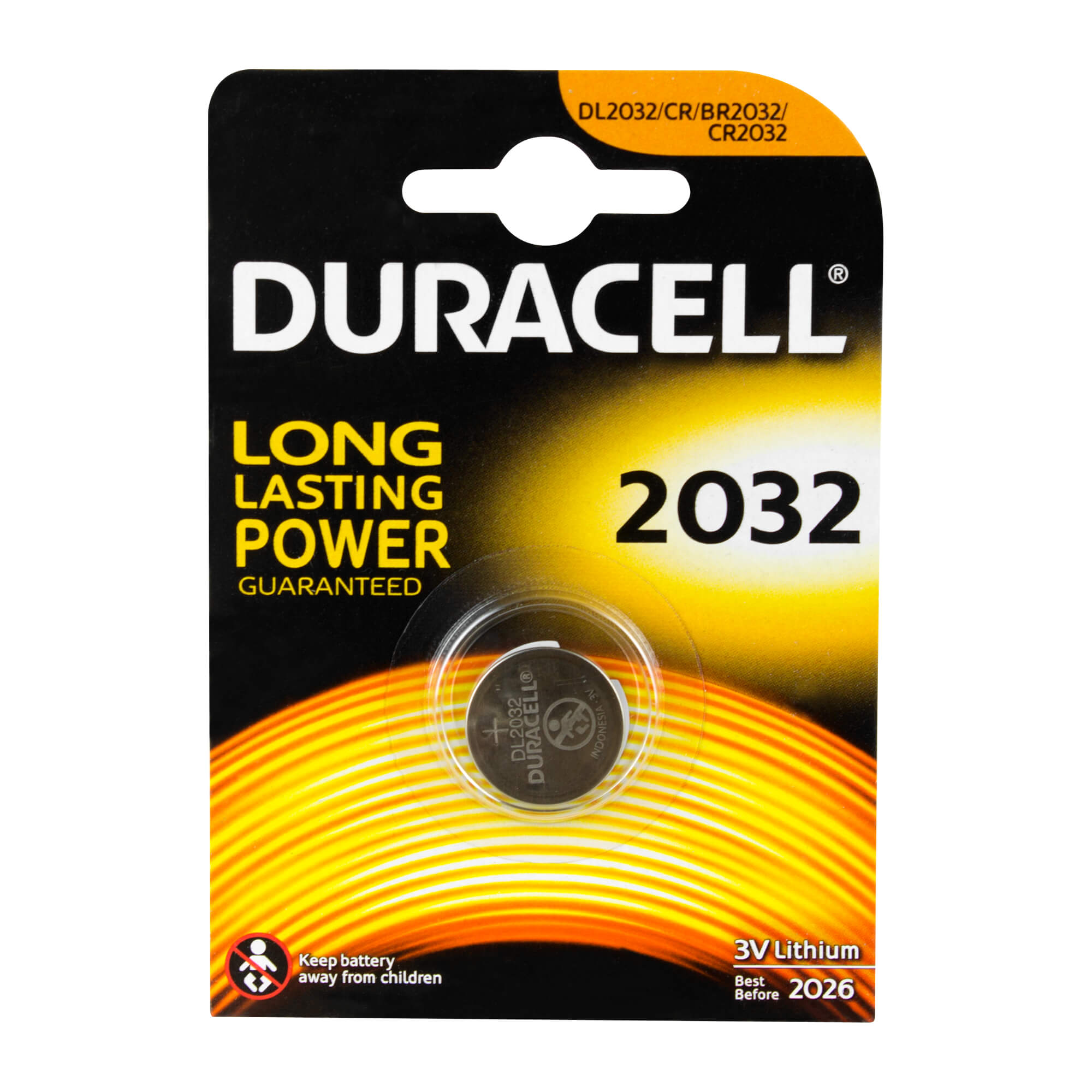 Duracell 3V Elektronikbatterie.