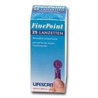 Lifescan Finepoint Nadeln Lancetten für alle Lifescan Geräte