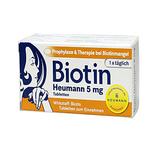 Zur Behandlung eines Biotin-Mangels.