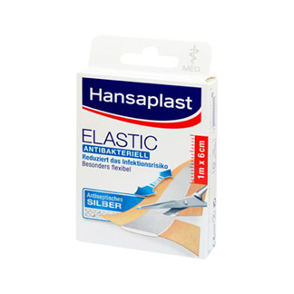 Hansaplast med Elastic bei kleinen Verletzungen an beweglichen Stellen.