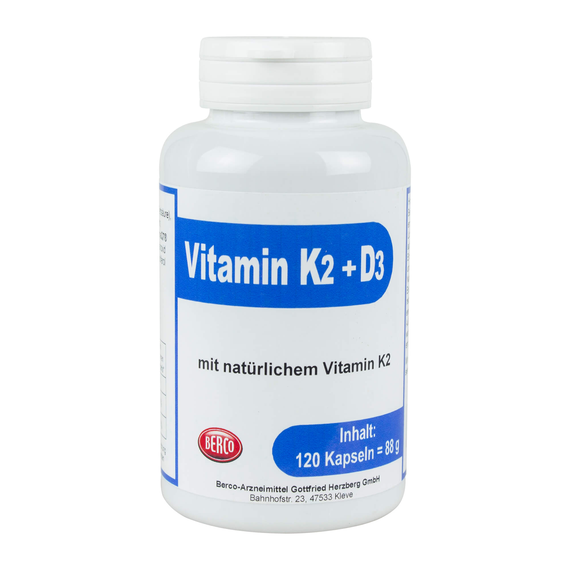 Nahrungsergänzungsmittel mit natürlichem Vitamin K2.