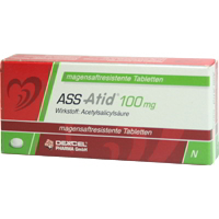 ASS ATID 100 mg Tabl. magensaftr.  Wellness für den Herz-Kreislauf.