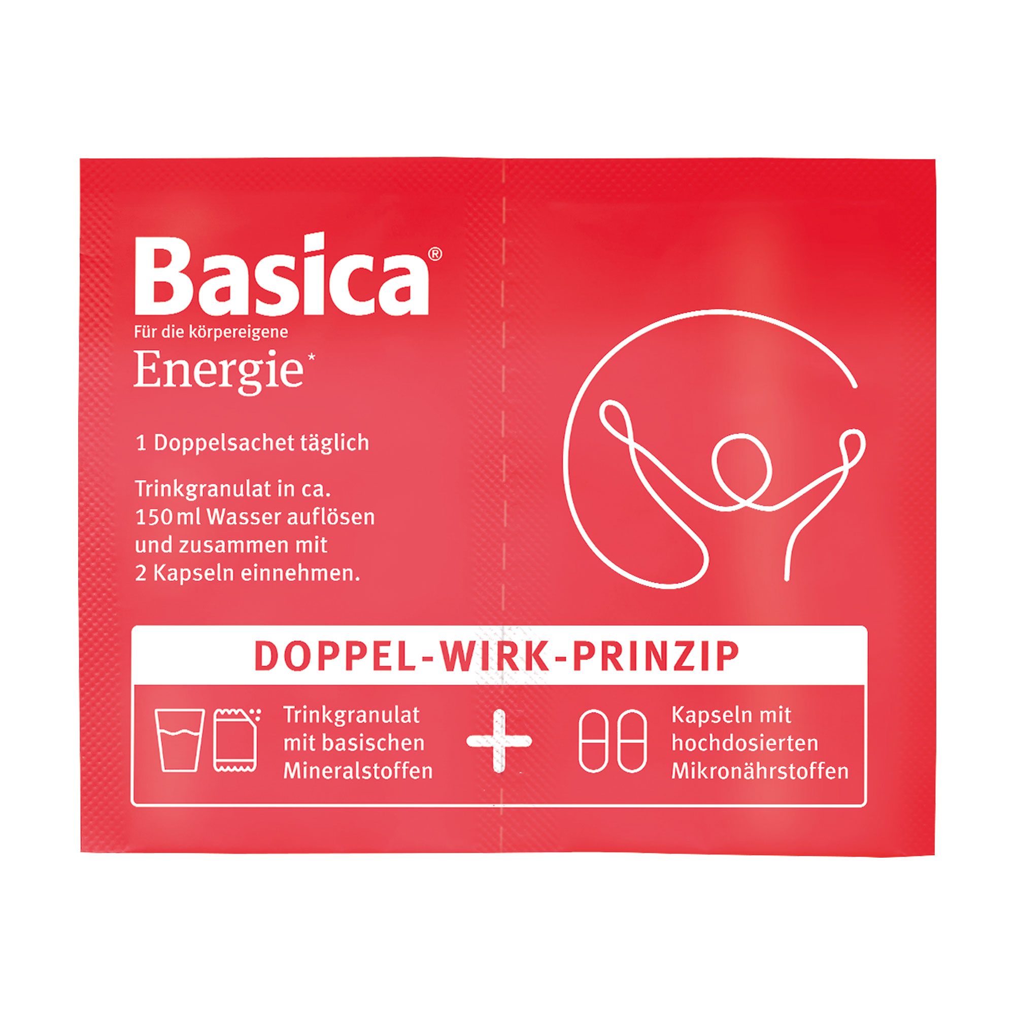 Basica Energie Kombipackung Trinkgranulat+Kapseln