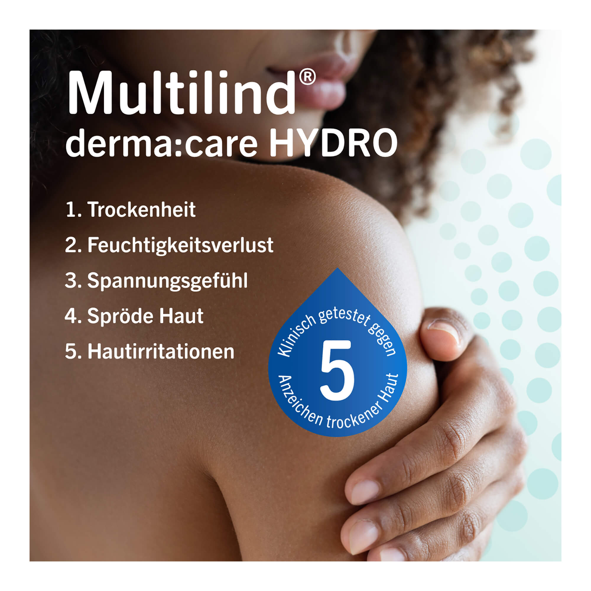 Multilind derma:care Hydro Feuchtigkeits-Duschgel Wirkung