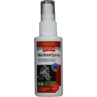 Schützt mit natürlichen ätherischen Ölen vor Mückenstichen.