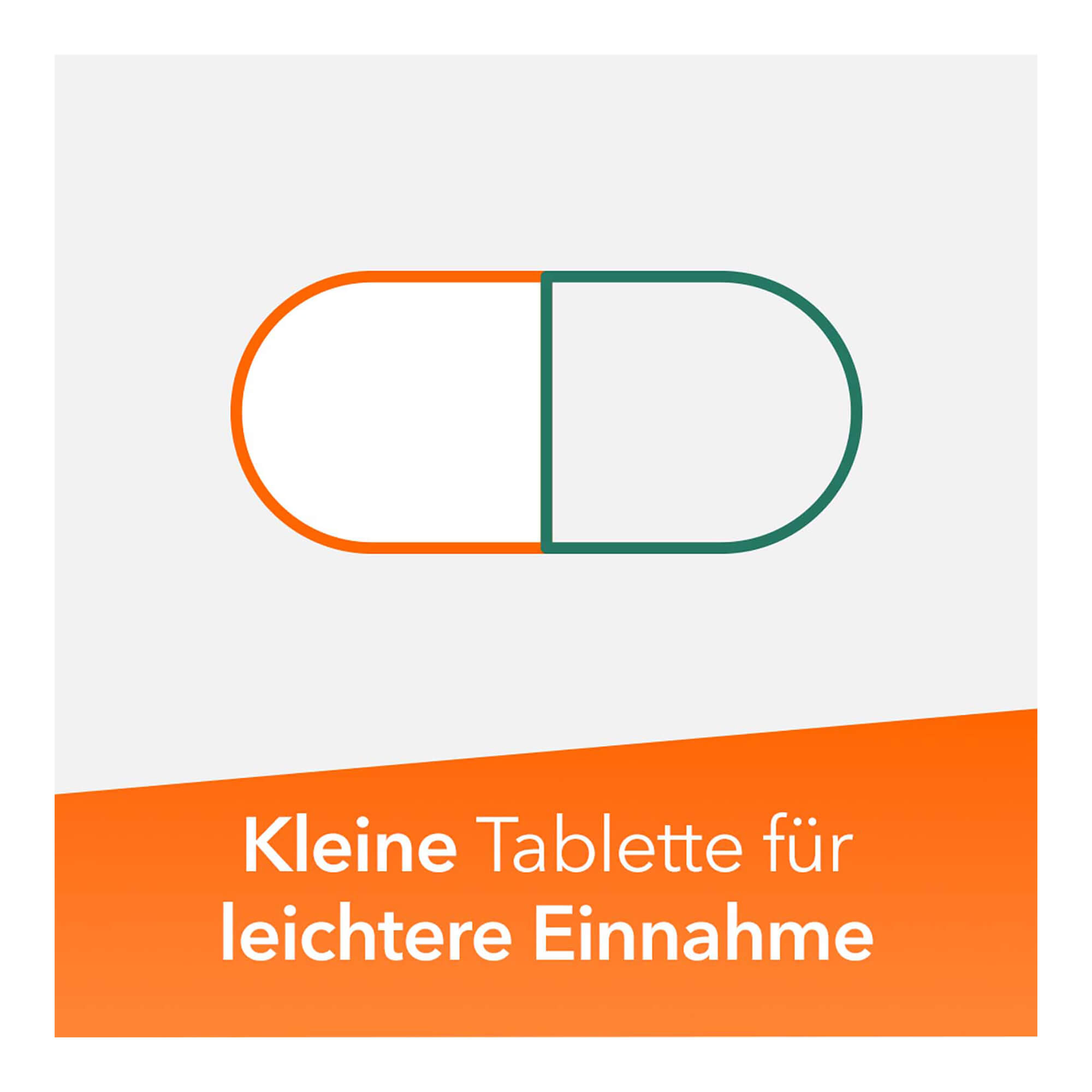 Grafik Ginkobil ratiopharm 120 mg Filmtabletten Kleine Tabletten für leichtere Einnahme