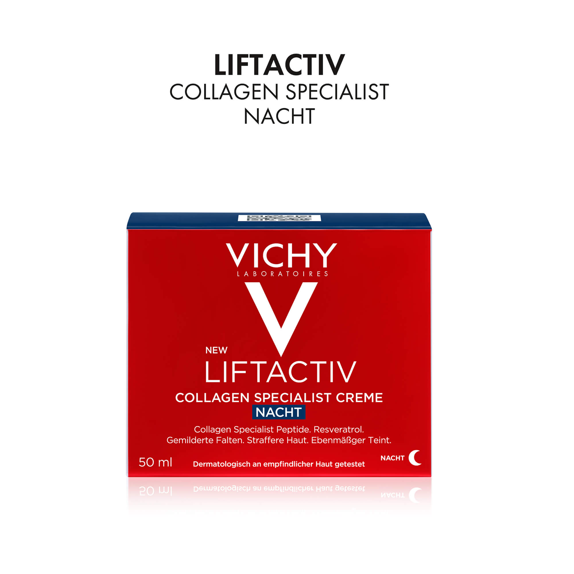 Vichy Liftactiv Collagen Specialist Nachtcreme Verpackung