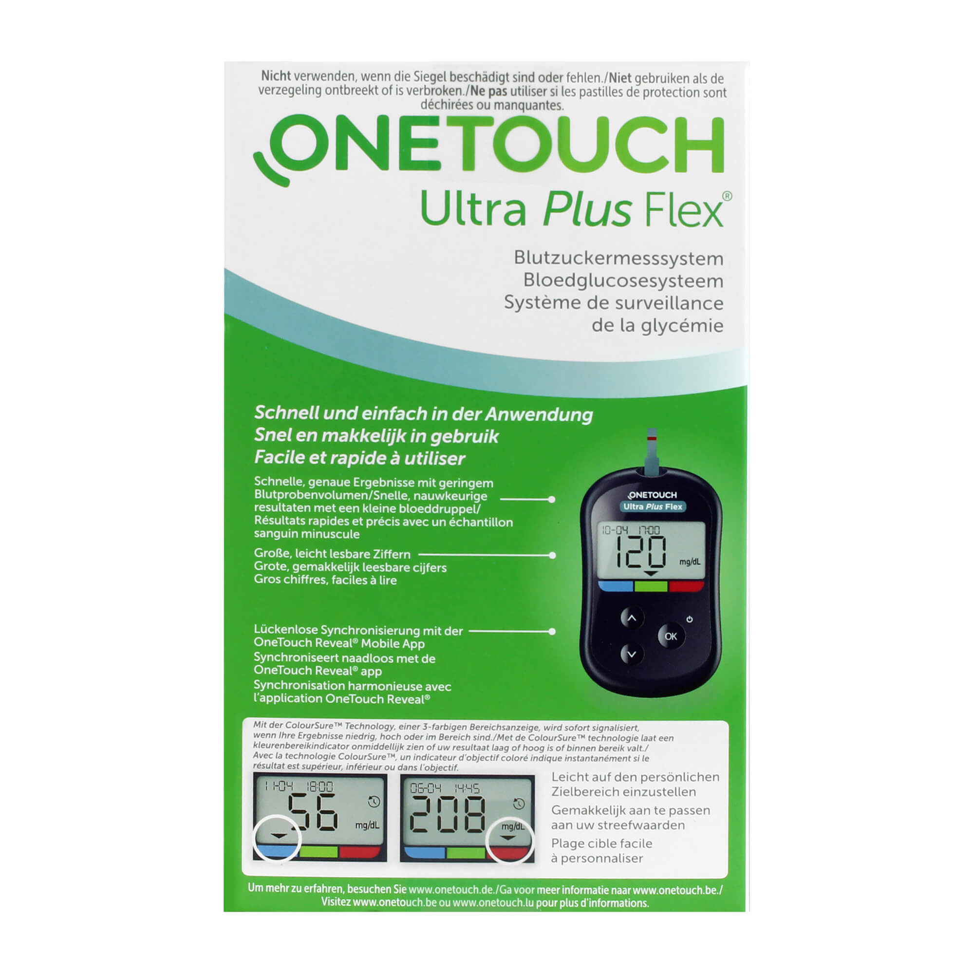 One Touch Ultra Plus Flex mg/dL