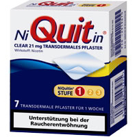 NIQUITIN Clear 21 mg transdermale Pflaster