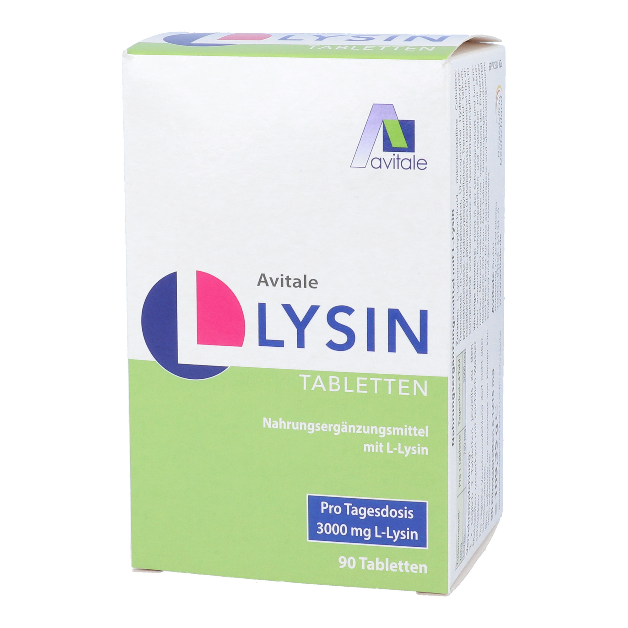 Nahrungsergänzungsmittel mit L-Lysin.