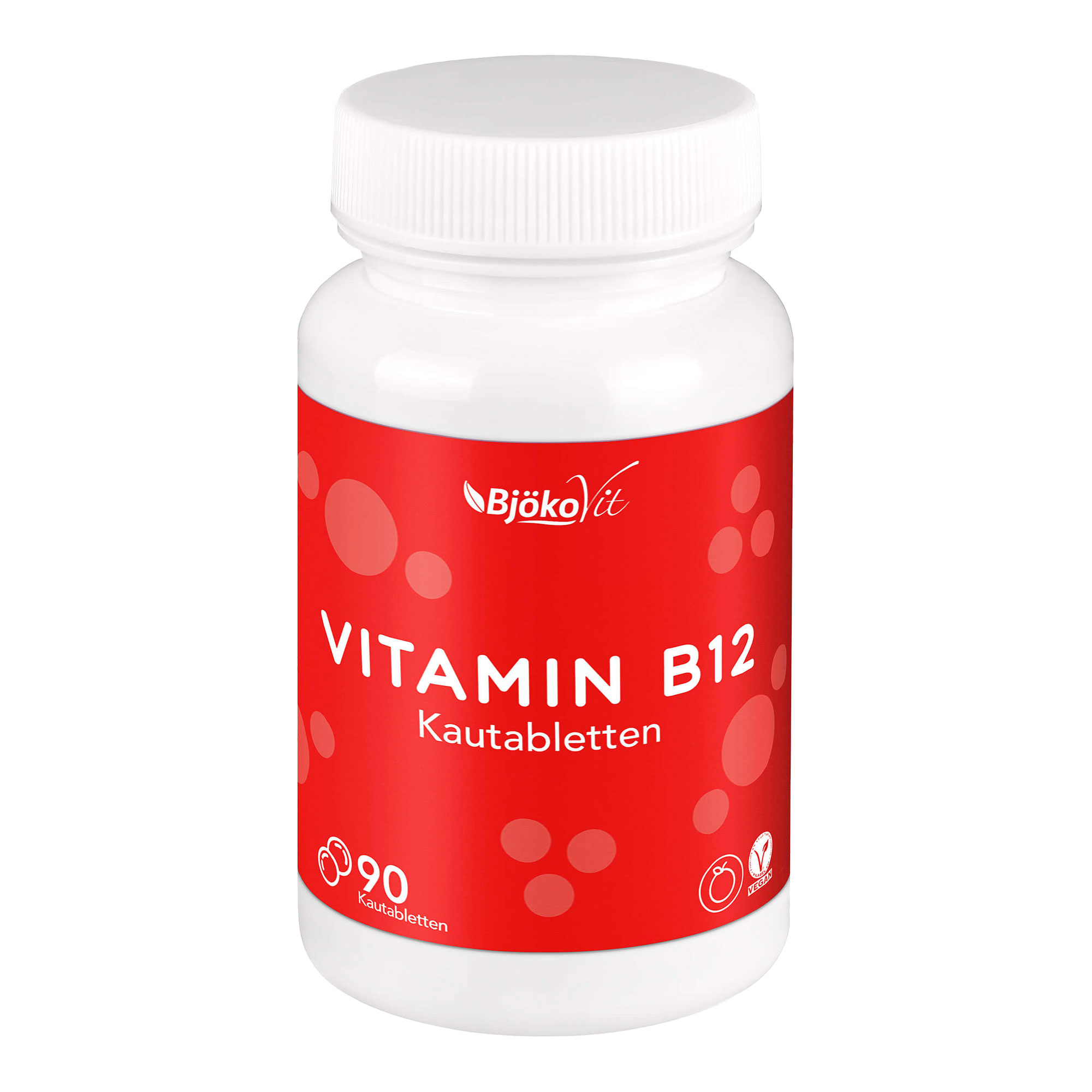 Nahrungsergänzungsmittel mit Vitamin B12. Mit Orangen-Geschmack. Vegan.