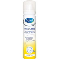 Fuss Spray Antitranspirant mit 2-fach-Wirkung.