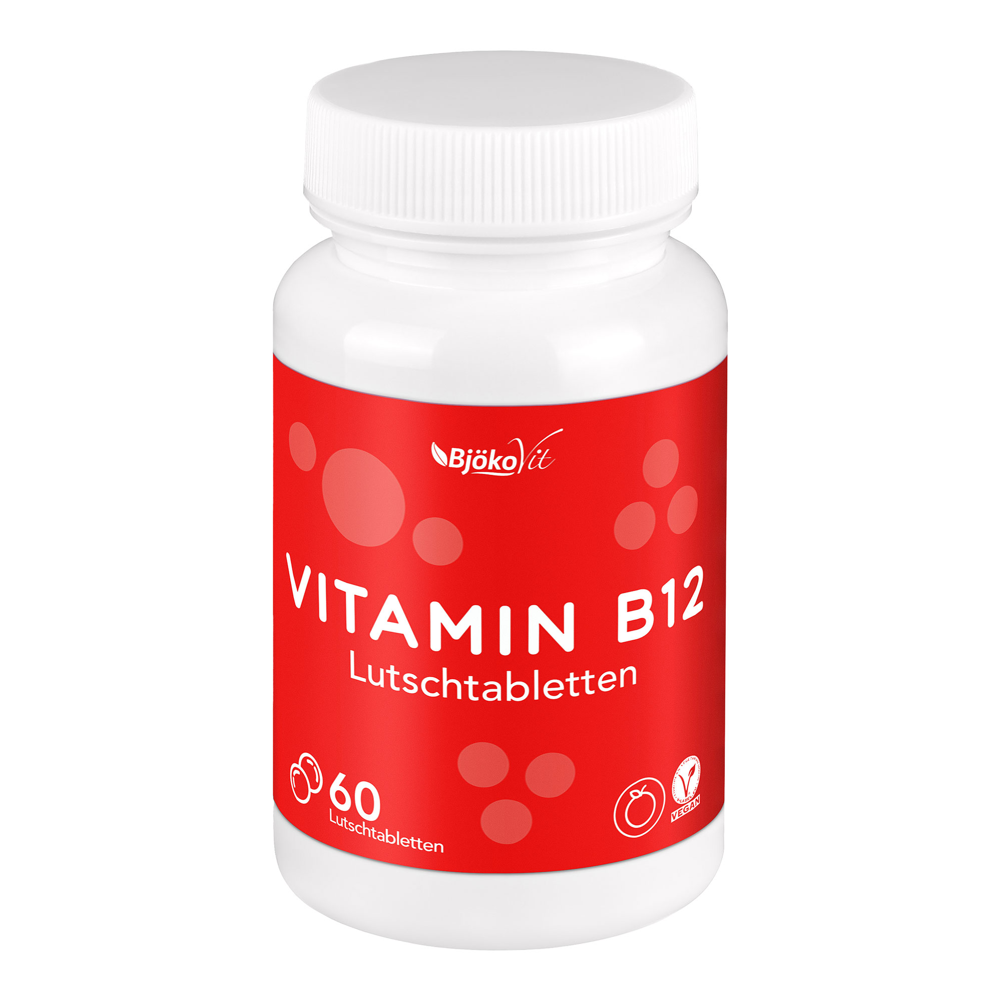 Nahrungsergänzungsmittel mit Vitamin B12. Mit Orangen-Geschmack (vegan).