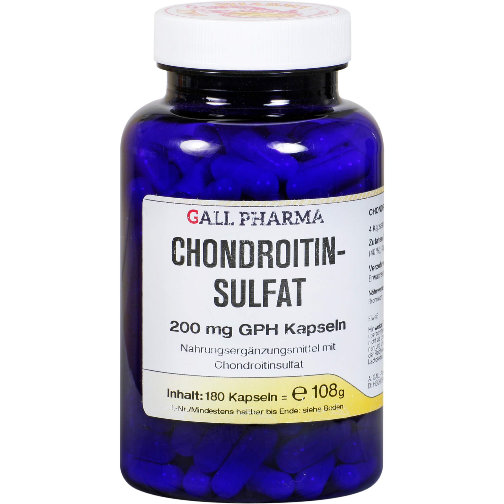 Nahrungsergänzungsmittel mit Chondroitinsulfat.