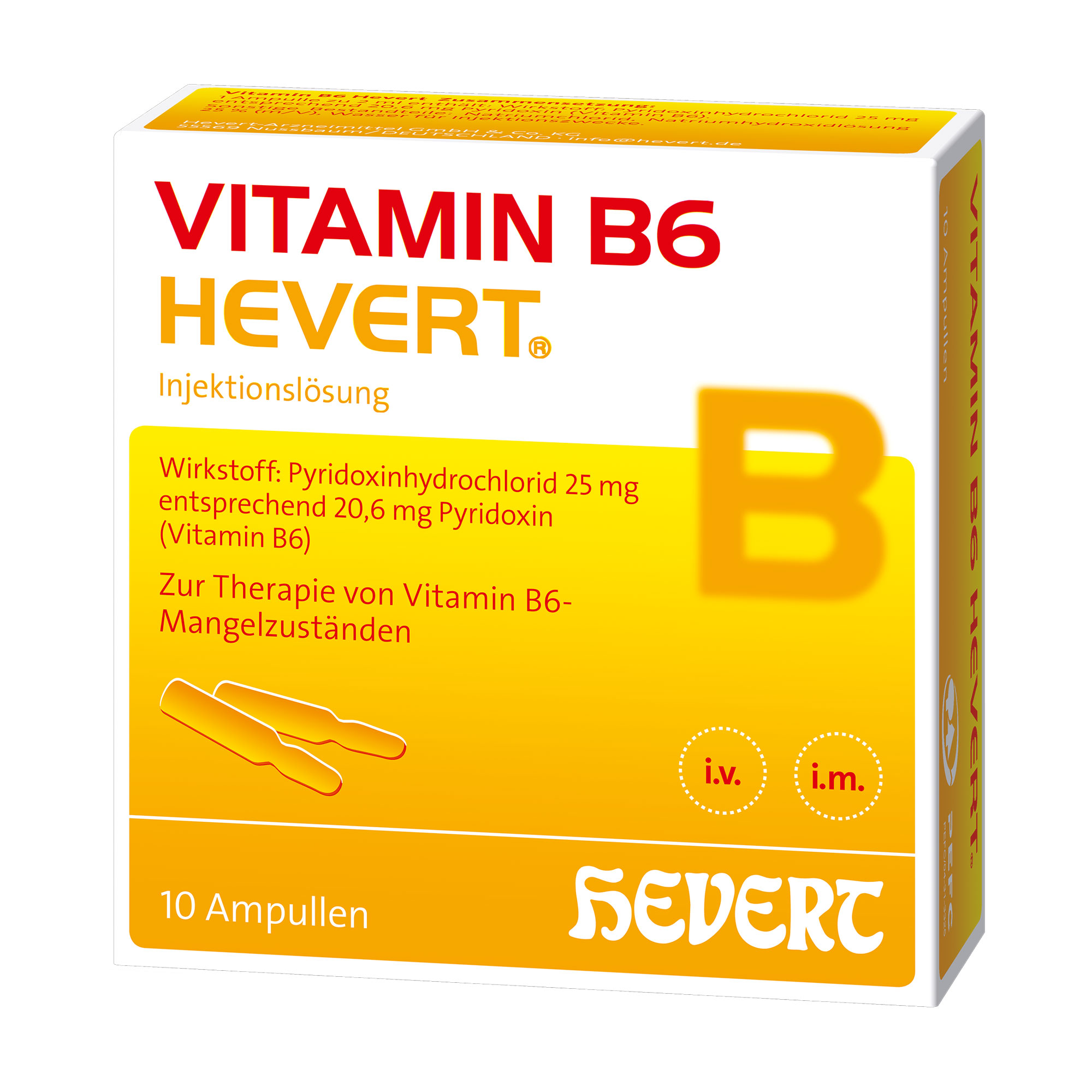 Vitaminpräparat zur Behandlung eines Vitamin B6-Mangels.