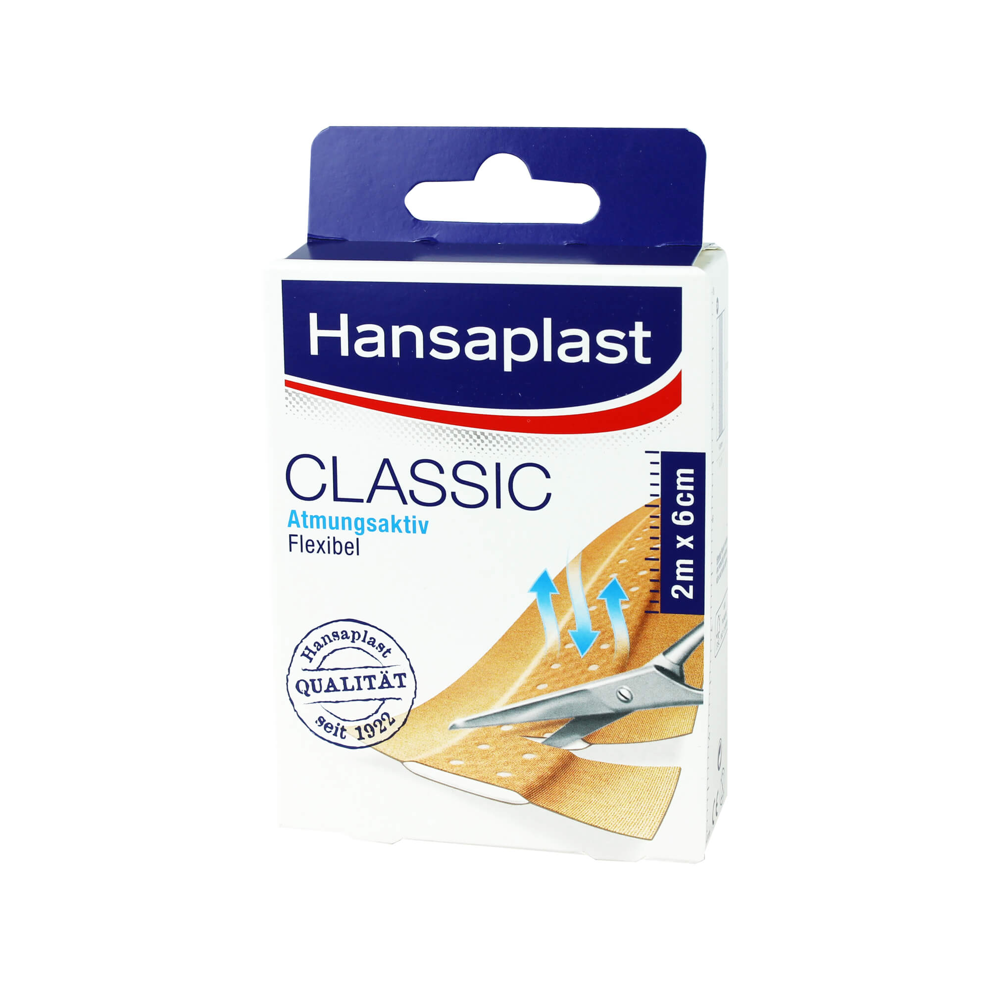 Das Original Hansaplast Pflaster für alle Arten von kleinen Verletzungen.