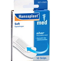 Hansaplast  med Soft Strips für besonders empfindliche Haut.