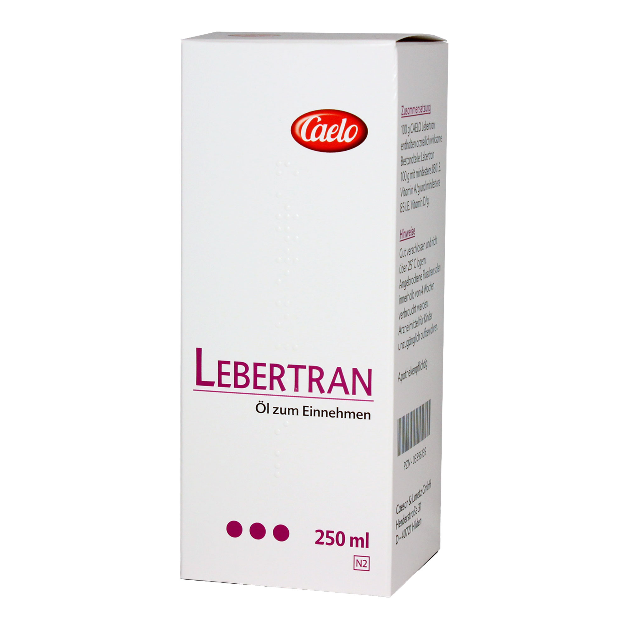 Lebertran ist reich an Omega-3-Fettsäuren, Vitamin A und D.