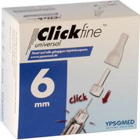 Clickfine Universal 6 Kanülen 0,25x6mm.