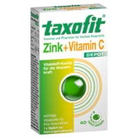 Taxofit Zink + Vitamin C  Depot - Vitalstoff-Kombi für die Abwehrkraft.